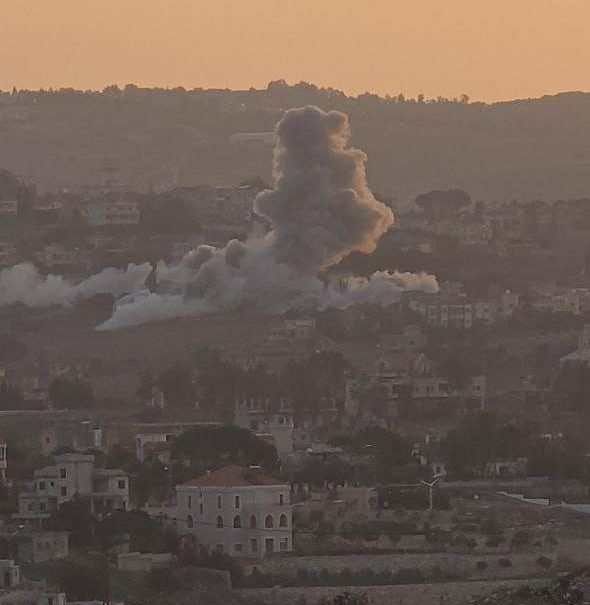 צפו בתיעוד: צה"ל תקף מחסני אמל"ח של חיזבאללה בלבנון