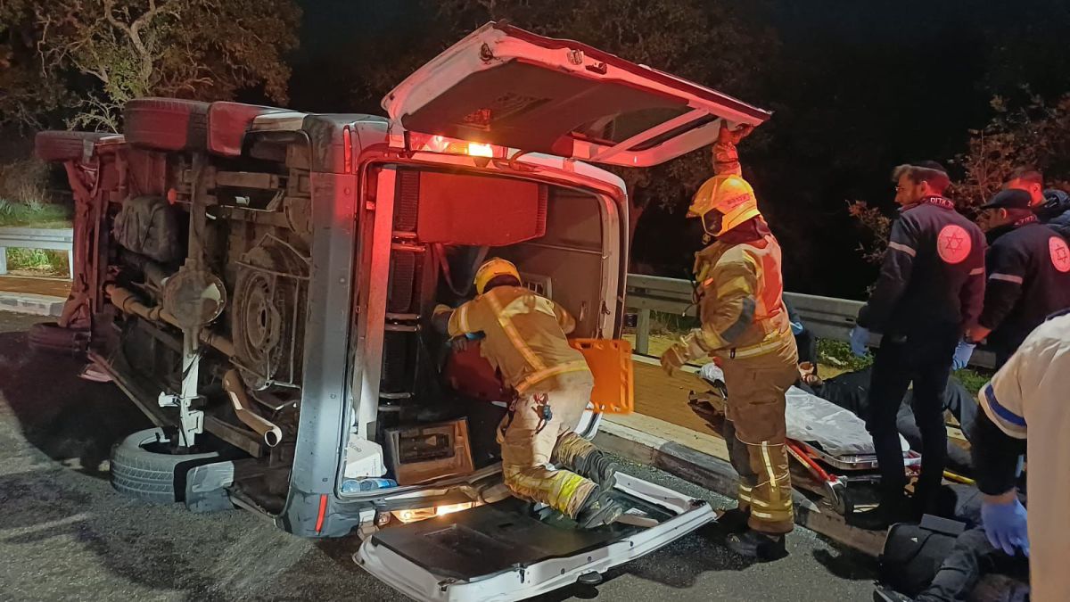 בוקר קשה בדרכים: 10 פצועים ב-2 תאונות ברחבי הארץ