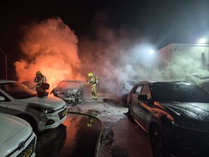 החקירה קבעה: שריפת הרכבים בלהבים - בעקבות הצתה מכוונת