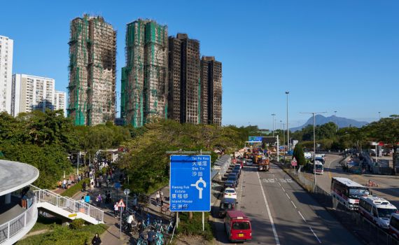 שבוע אחרי שריפת הענק: מניין ההרוגים בהונג קונג עלה ל-159