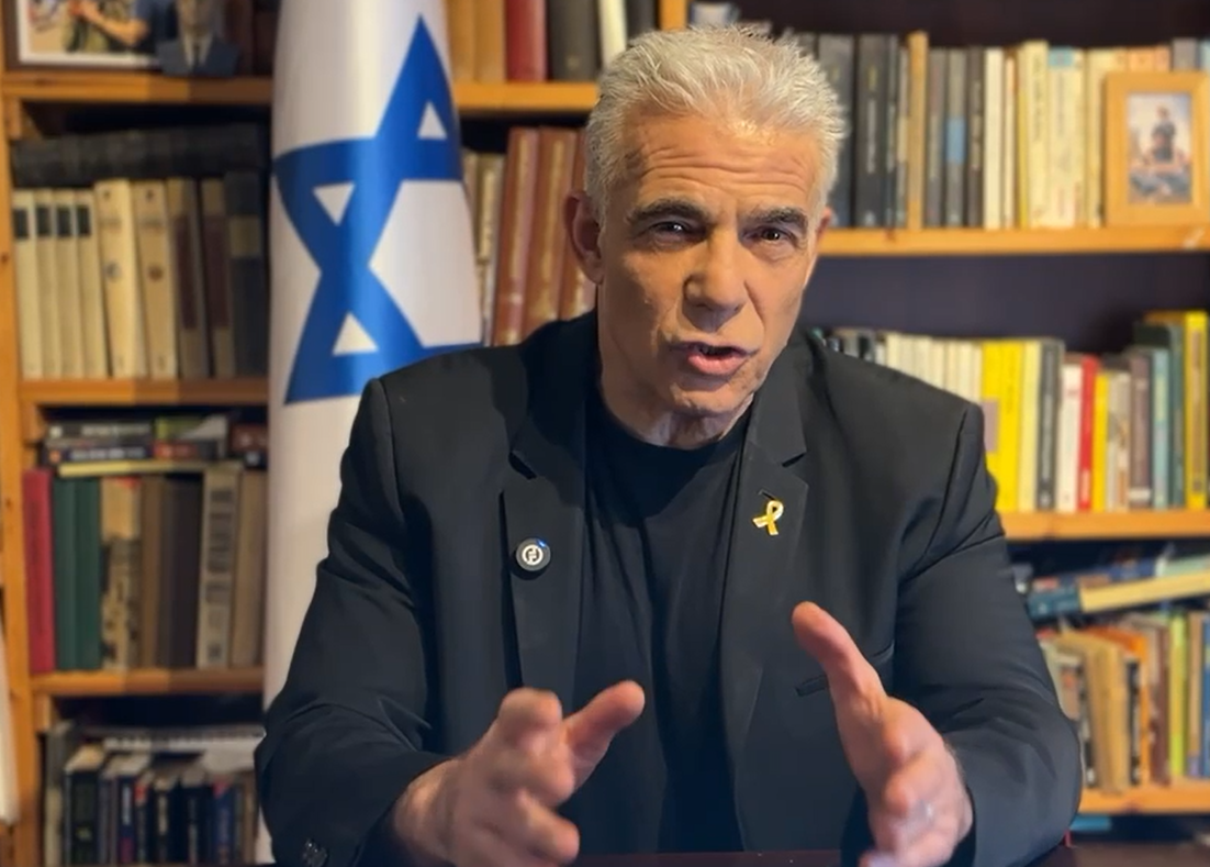 לפיד: "מסוכן להכניס את טורקיה וקטאר לעזה, נכניס את מצרים"