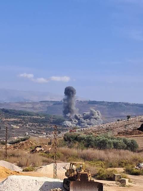 העננים התפזרו: צה"ל תוקף מטרות חיזבאללה בדרום לבנון