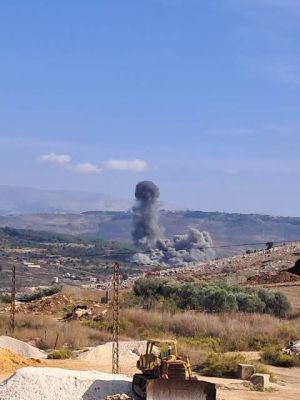 העננים התפזרו: צה"ל תוקף מטרות חיזבאללה בדרום לבנון