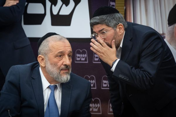 דובר ש"ס: לא נצביע על התקציב בלי חוק הגיוס