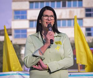 בנסיעת הסברה: מפגין פרו פלסטיני תקף את אימו של רן גואילי