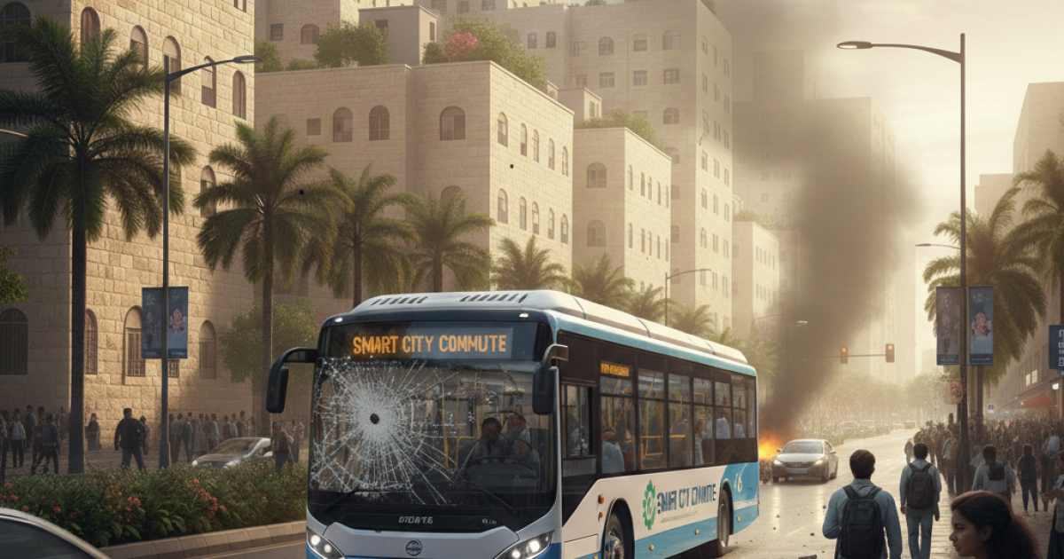 נעצר חשוד שתקף באלימות נהג אוטובוס בביתר עלית