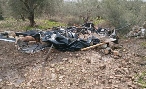 ללא צו: הגבעה בשטח B בשומרון נהרסה והציוד בה הוחרם