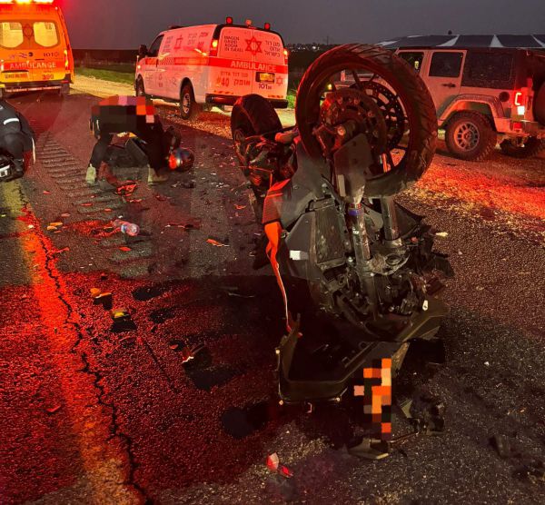 תאונה קטלנית בכביש 6: רוכב אופנוע בן 54 נהרג במקום