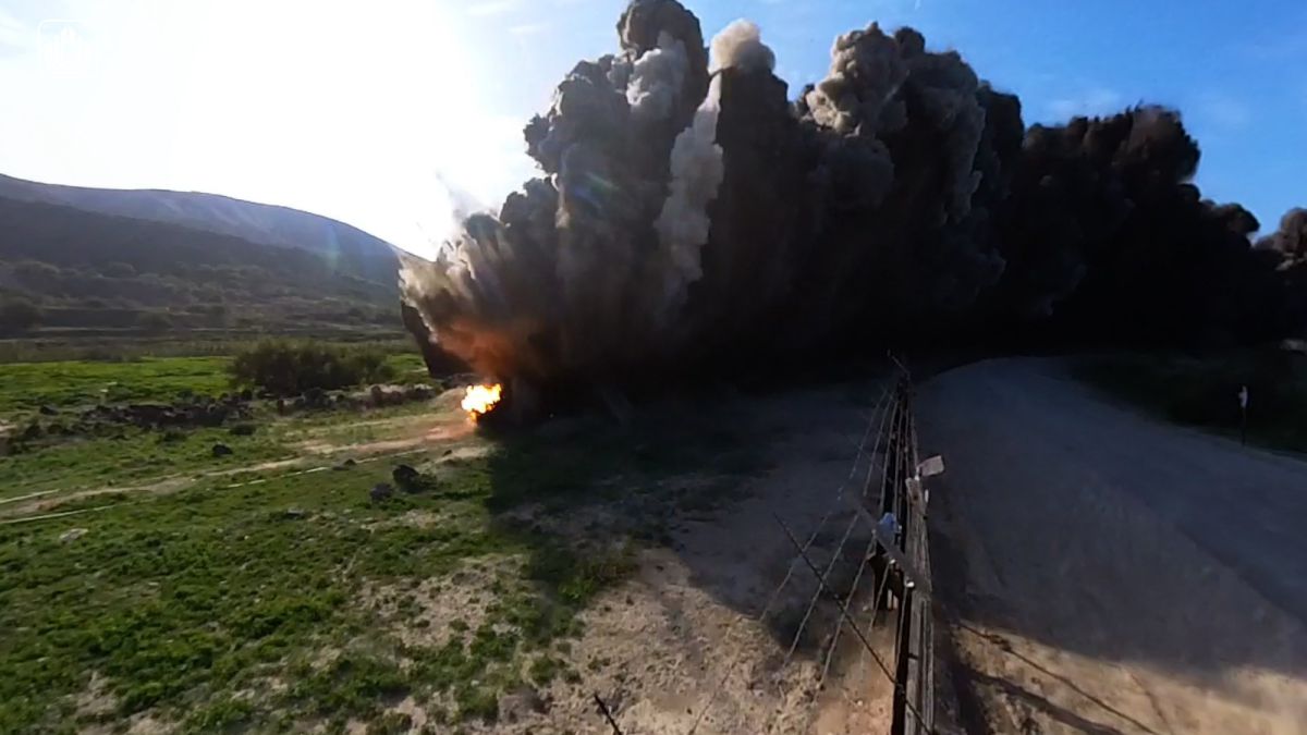 פיצוץ אדיר | משרד הביטחון פינה שלושה שדות מוקשים. צפו