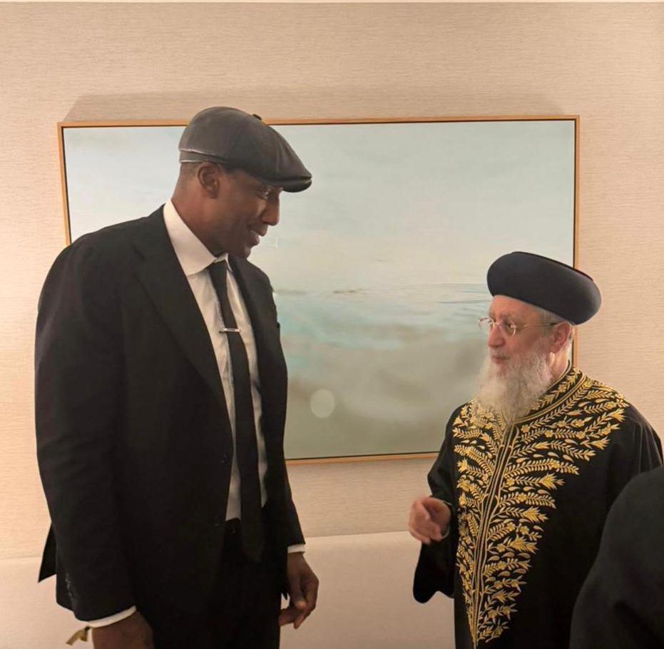 במהלך מסעו בארה"ב: הראשון לציון פגש את כוכב הכדורסל שהתגייר