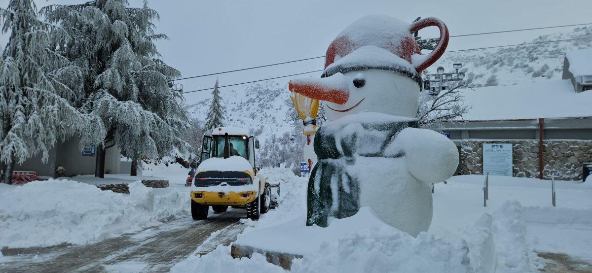אחרי הסערה: התאריך שאתר החרמון צפוי להיפתח מחדש למבקרים