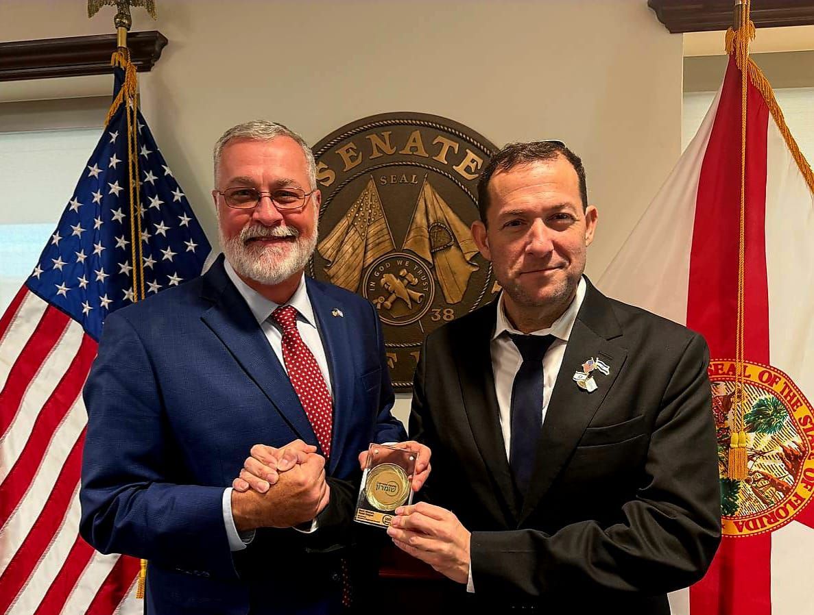 נשיא הסנאט בפלורידה התרגש: "תומכים באופן מוחלט בעם היהודי"