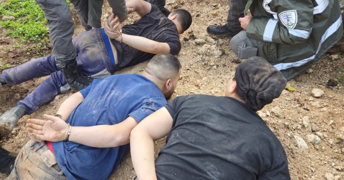 שודדי עתיקות נתפסו בזמן אמת וטענו: 