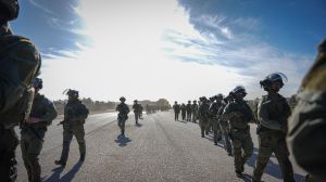 מאות לוחמי מג"ב פשטו על כפר בעוטף ירושלים