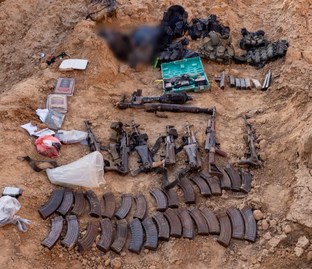 הטיהור נמשך: צה"ל איתר מנהרה בעזה עם עשרות אמצעי לחימה