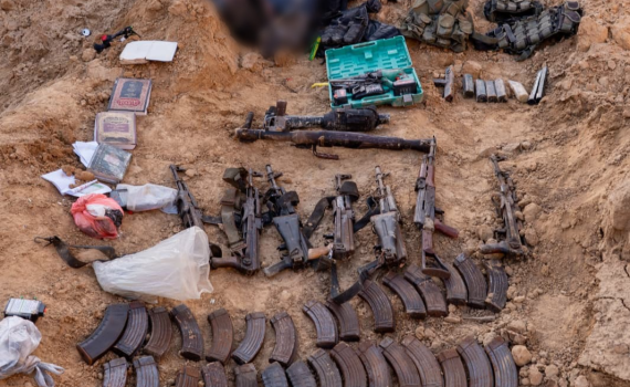 הטיהור נמשך: צה"ל איתר מנהרה בעזה עם עשרות אמצעי לחימה