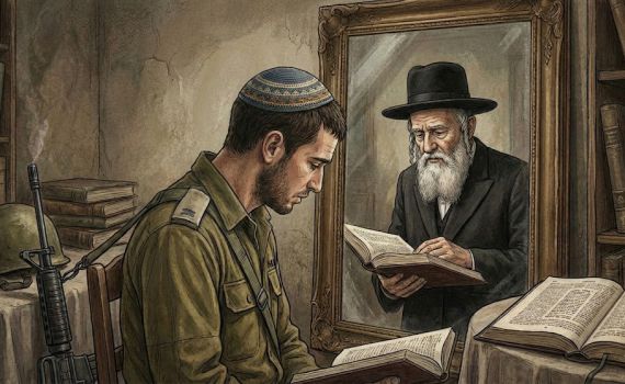 די לרגשי נחיתות מול החרדים אצל רבנים ששולחים תלמידים לקרב