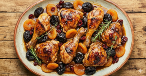 במיוחד לט"ו בשבט: מתכון לעוף עסיסי בפירות יבשים