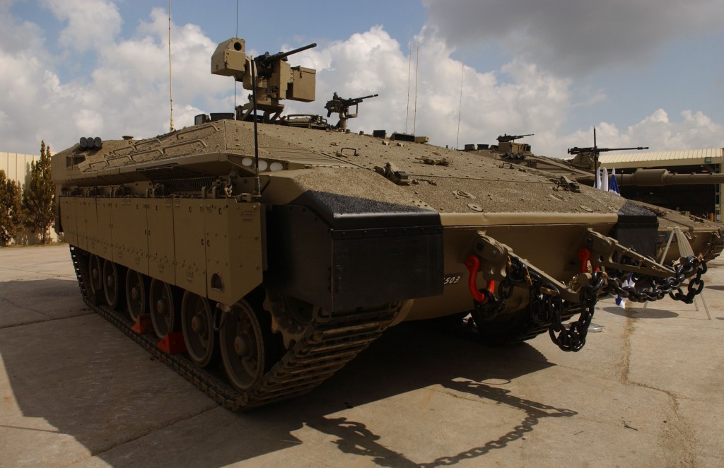 A new armoured tank by IDF military