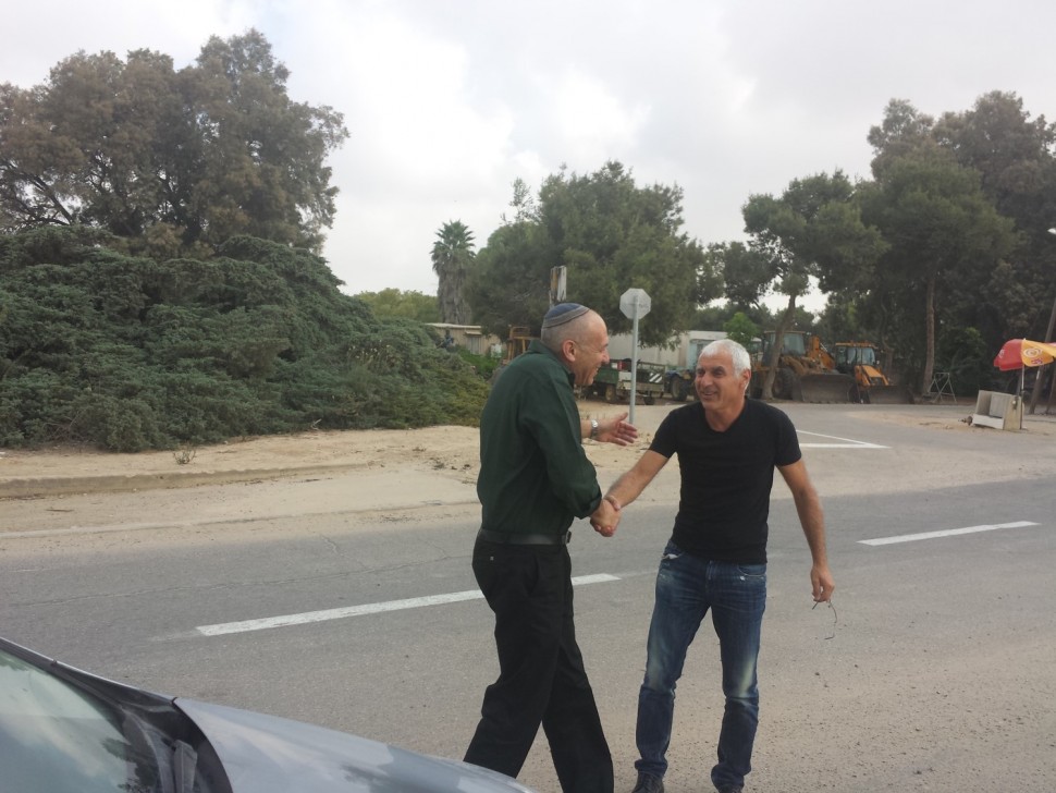 ראש מועצת אשכול חיים ילין קיבוץ נירים