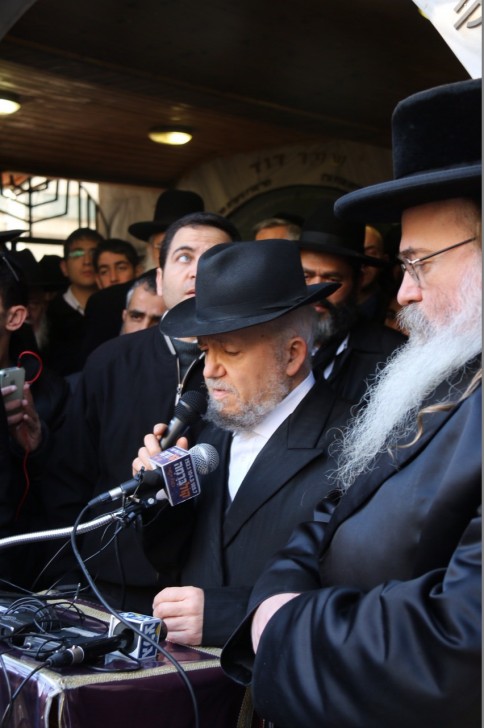 מרן ראש הישיבה בהספד להרוגי הפיגוע