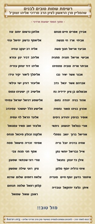 שמות-מומלצים-מהרב מרדכי אליהו (1)