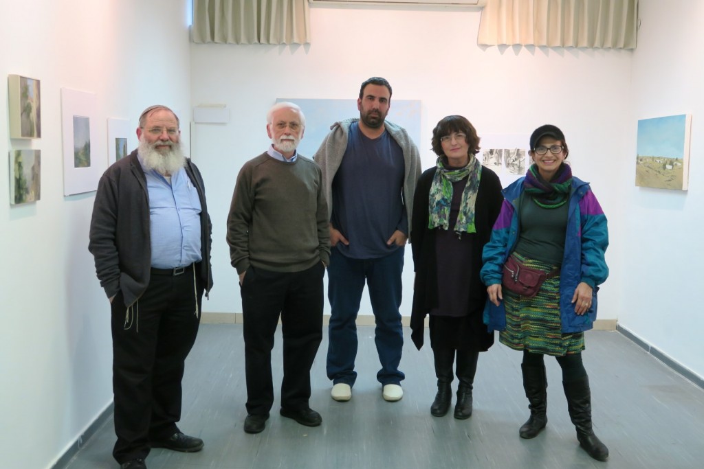 משמאל לימין הרב מאיר צוקרמן אבנר בר חמא אסף שני פנינה פרנק וסילביה בר