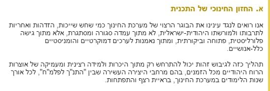 חזון יהדות ישראלית