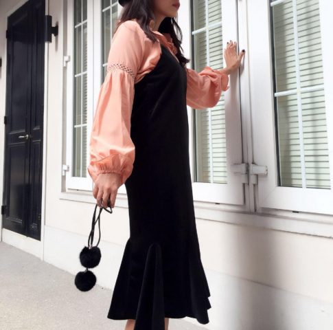 שמלת קטיפה לכל עת| מבית Nomi Sarkadi 