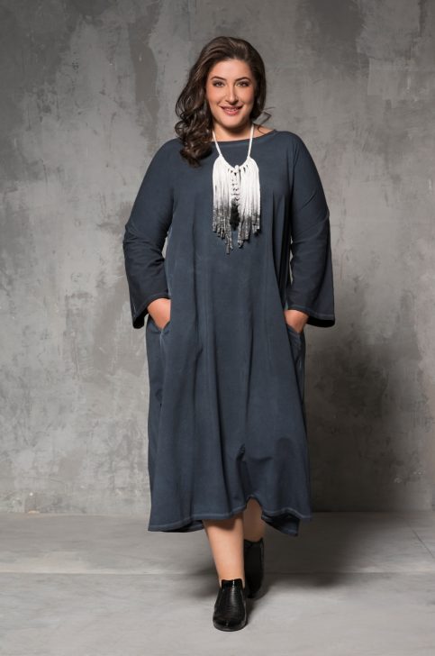 איילת לבן - שמלה יפנית אנה - 389 שח