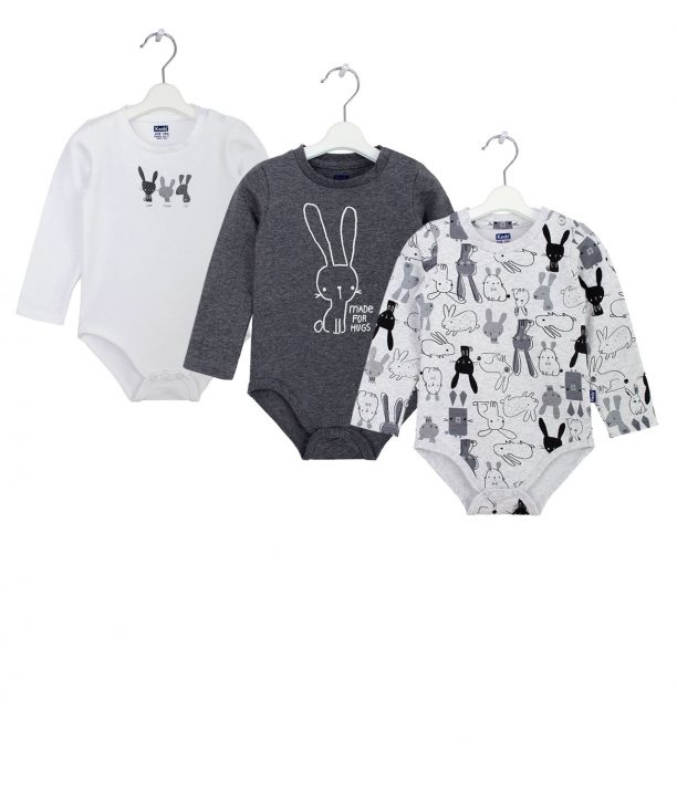 אריזת 3 בגדי גוף מפוטר 99.90