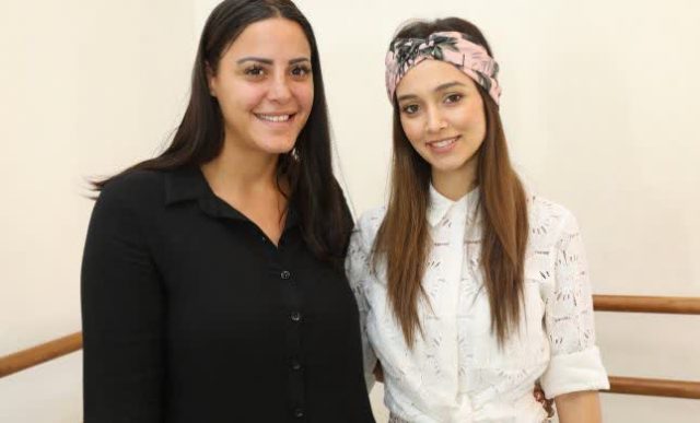 אופיר ונסרין בחזרות (צילום: רפי דלויה)