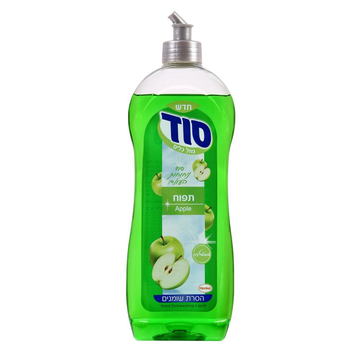 סוד נוזל כלים ניחוח תפוח מחיר 6.90 תכולה 650 מל (צילום: אפרת אשל)