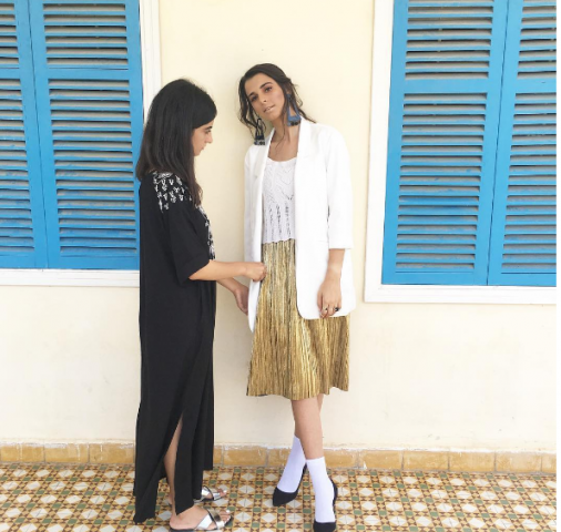 אביה בפעולה (צילום מסך מתוך האינסטגרם)