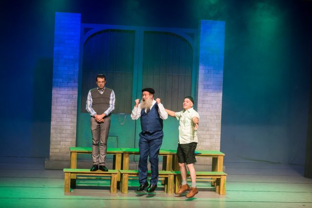 אבישי שטרית בתפקיד התלמיד הבעייתי (צילום:נתן יעקובוביץ)