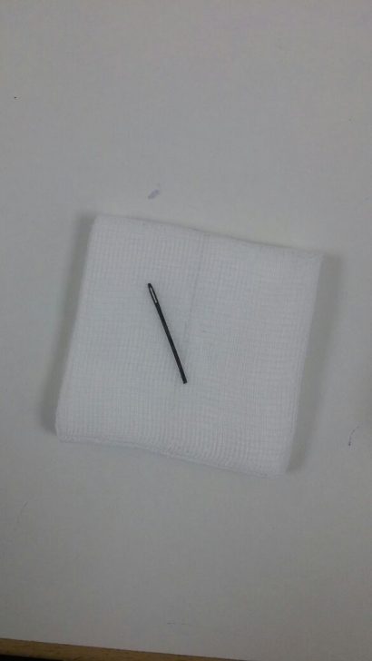 המחט שהוצאה צילום דוברות טרם