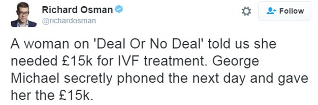 הגולשים חושפים את התרומות (צילום מסך מתוך טוויטר)