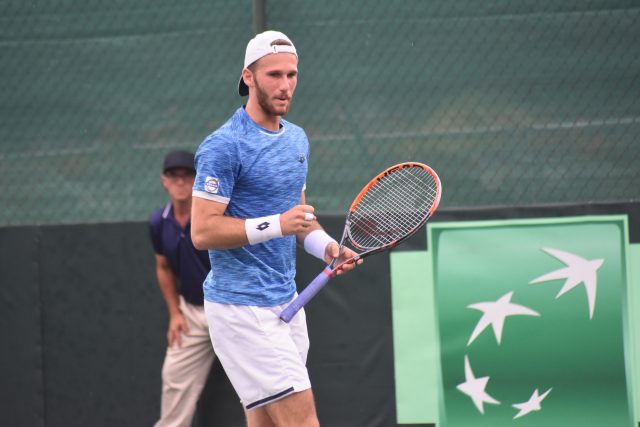 עידן לשם בניצחון בגביע דיוויס