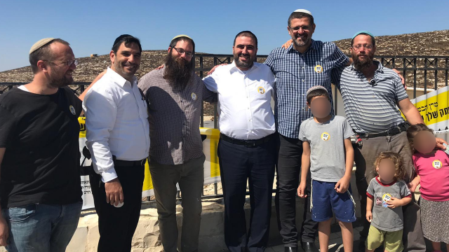 ח"כ משה ארבל ביישוב עמיחי