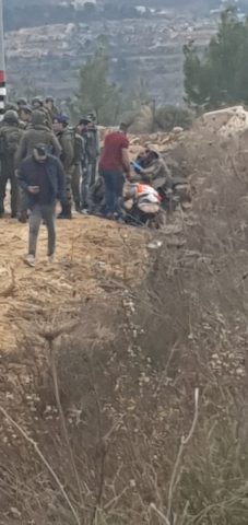 זירת הפיגוע בגוש עציון (קרדיט: עידכונים חמים)