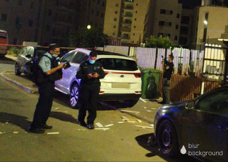 ליד איתור הנפילה (קרדיט: דוברות המשטרה)