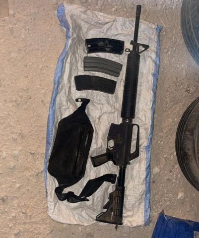 הנשק ששימש את המחבל (צילום: דובר צה"ל)