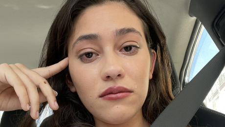 הדר מוכתר אחרי ראיון באופירה וברקוביץ' (מתוך הטוויטר של הדר מוכתר)