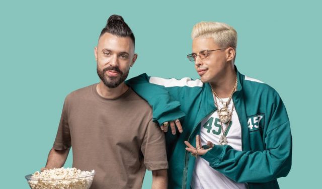 סטטיק וג'ורדי בקמפיין לפרטנר (צילום: מיכה לובטון)