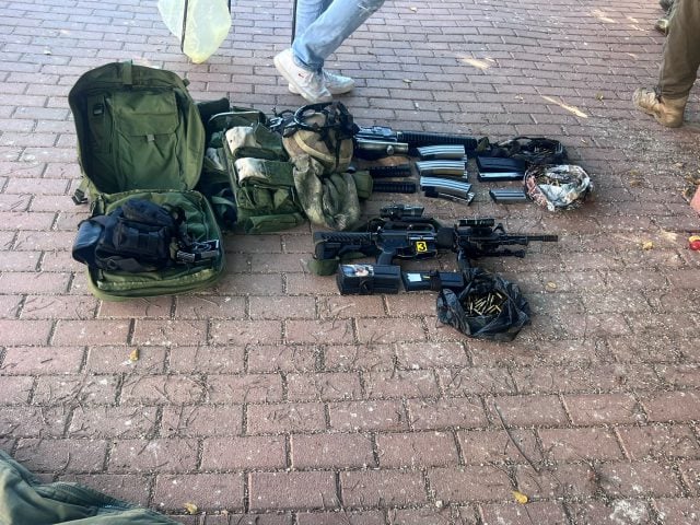 כלי הנשק שהוחרמו (דובר צה"ל)