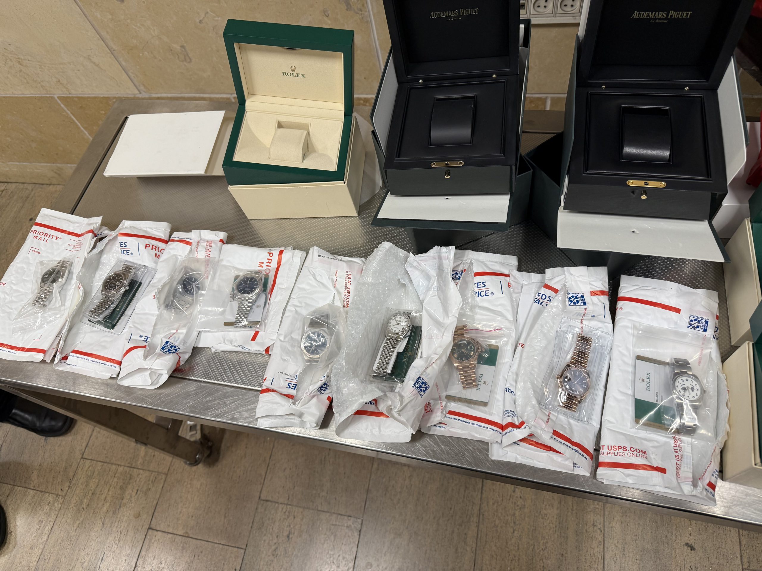 השעונים, קרדיט – דוברות רשות המסים